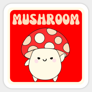 mushroom Sticker